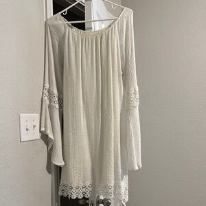 Wilfred White Tunic Top with Elegant Design